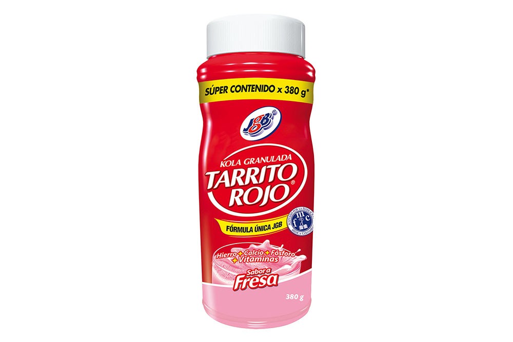 Kola Granulada Tarrito Rojo Sabor Fresa 380 G