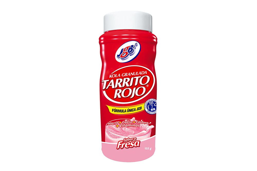 Kola Granulada Tarrito Rojo Sabor Fresa 135 G