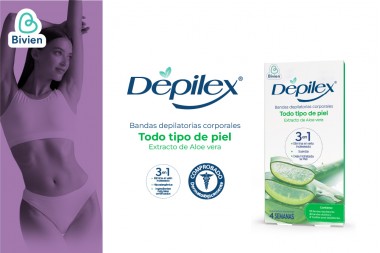 Bandas Depilatorias Corpolares Depilex Todo Tipo De Piel 12 Unds