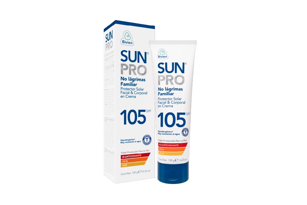 Protector Solar Sunpro Spf 105 Familiar 120 G