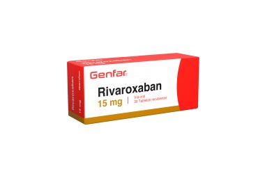 Rivaroxaban 15 Mg Genfar 30 Tabletas Recubiertas