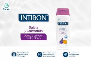 Jabón Intimo Intibon Salvia Y Caléndula 210 Ml