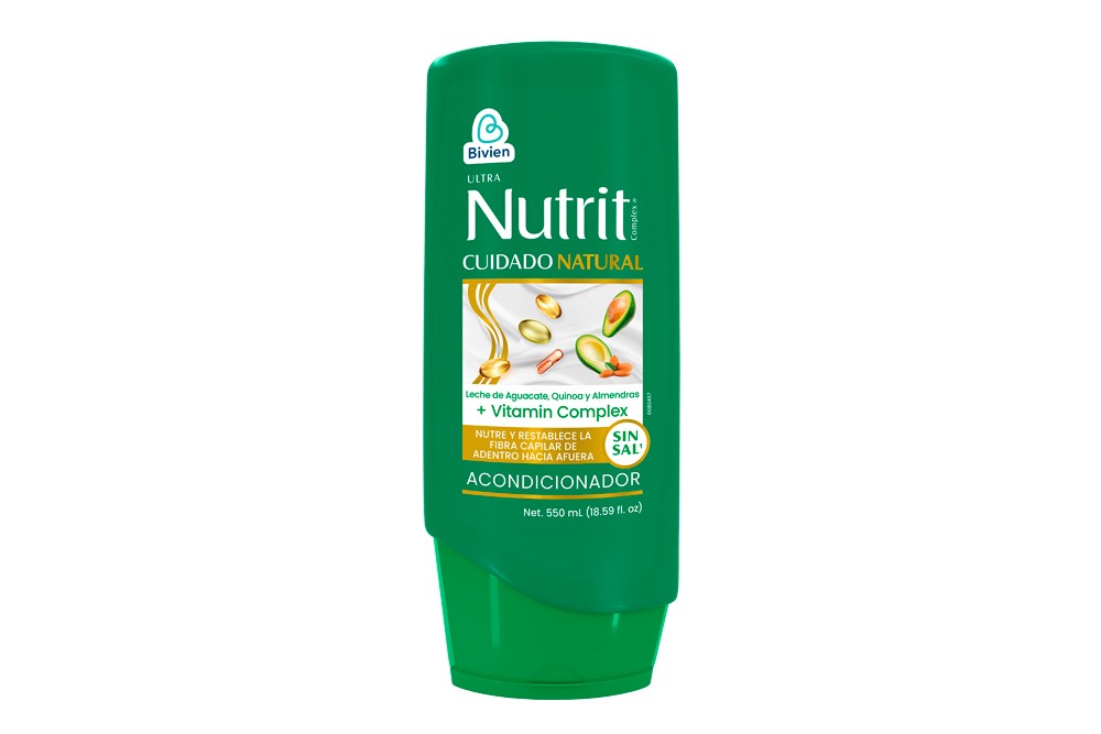 Acondicionador Nutrit Cuidado Natural 550 Ml