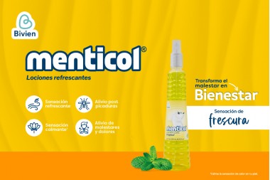 Loción Refrescante Menticol Original 250 Ml