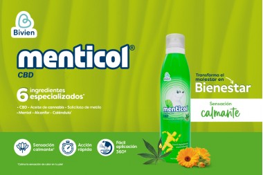 Linimento Menticol Extracto De Cannabis 180 Ml