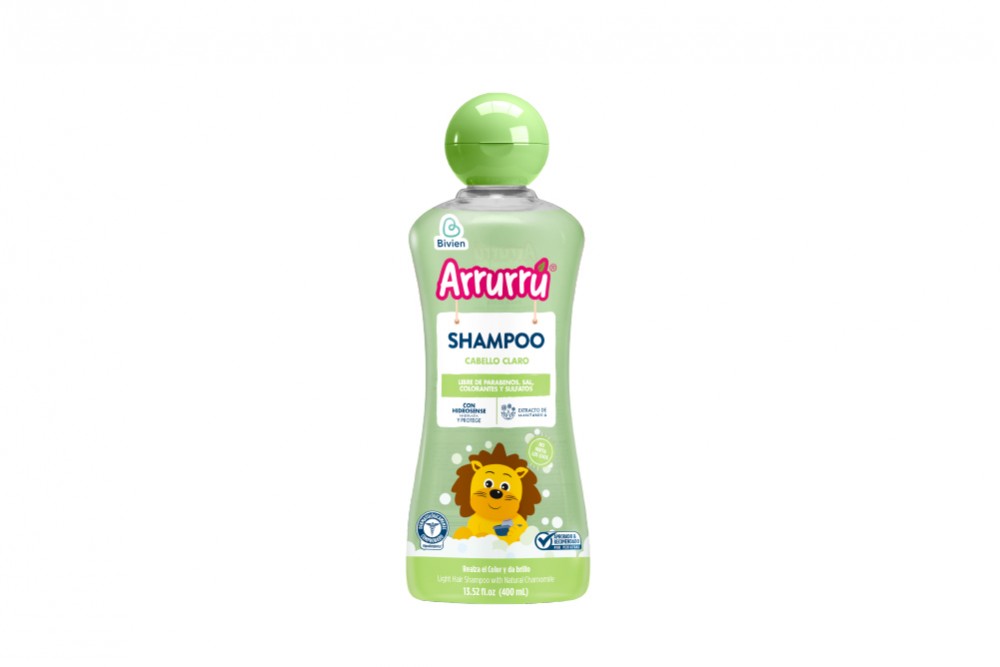 Shampoo Arrurrú Cabello Claro 400 Ml