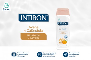 Jabón Intimo Intibon Avena Y Caléndula 210 G