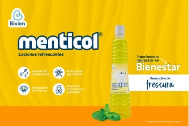 Loción Refrescante Menticol Original 350 Ml