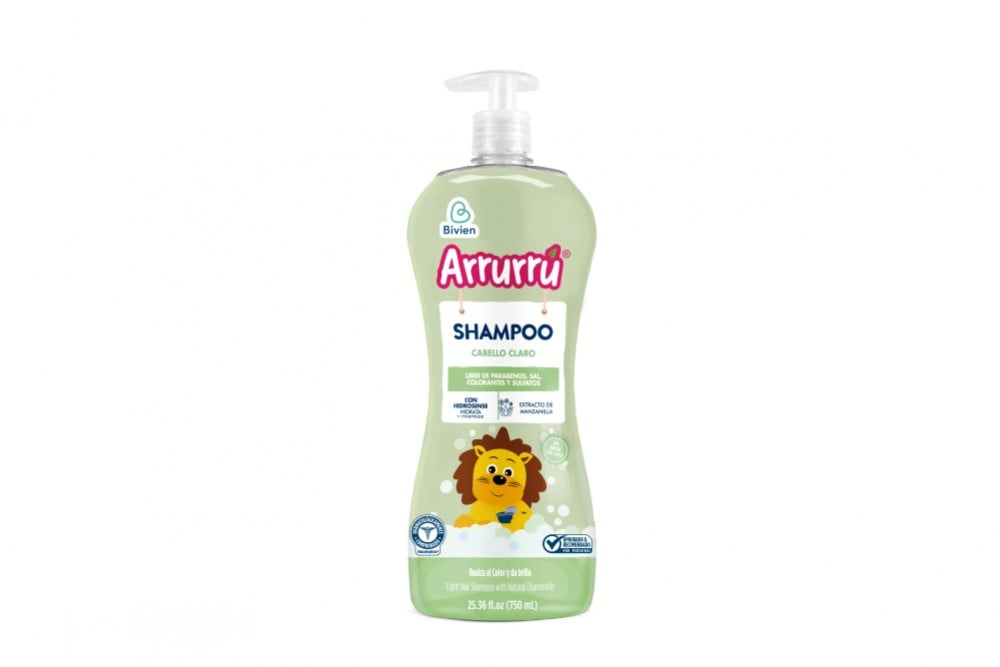 Shampoo Arrurrú Cabello Claro 750 Ml