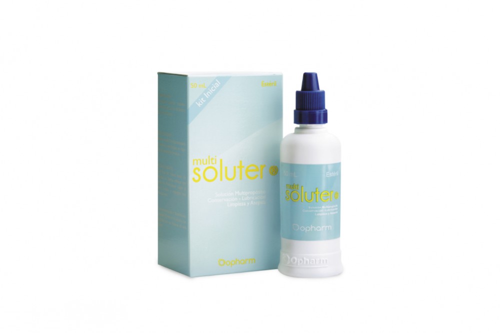 Solución Limpieza Multisoluter Para Lentes 50 Ml