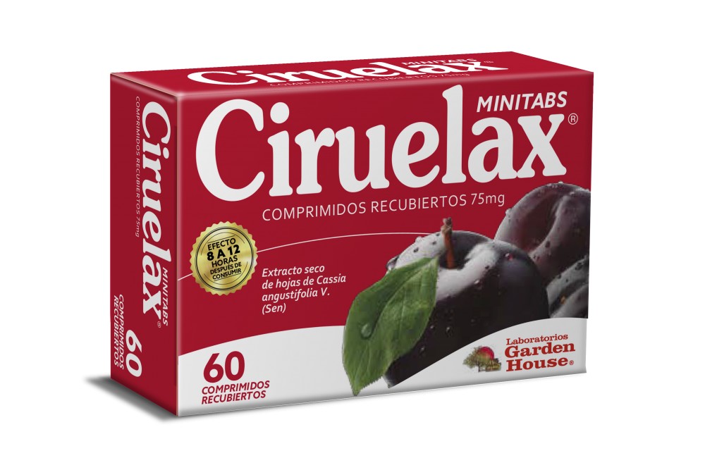 Laxante Ciruelax 75 Mg Minitabs 60 Comprimidos Recubiertos