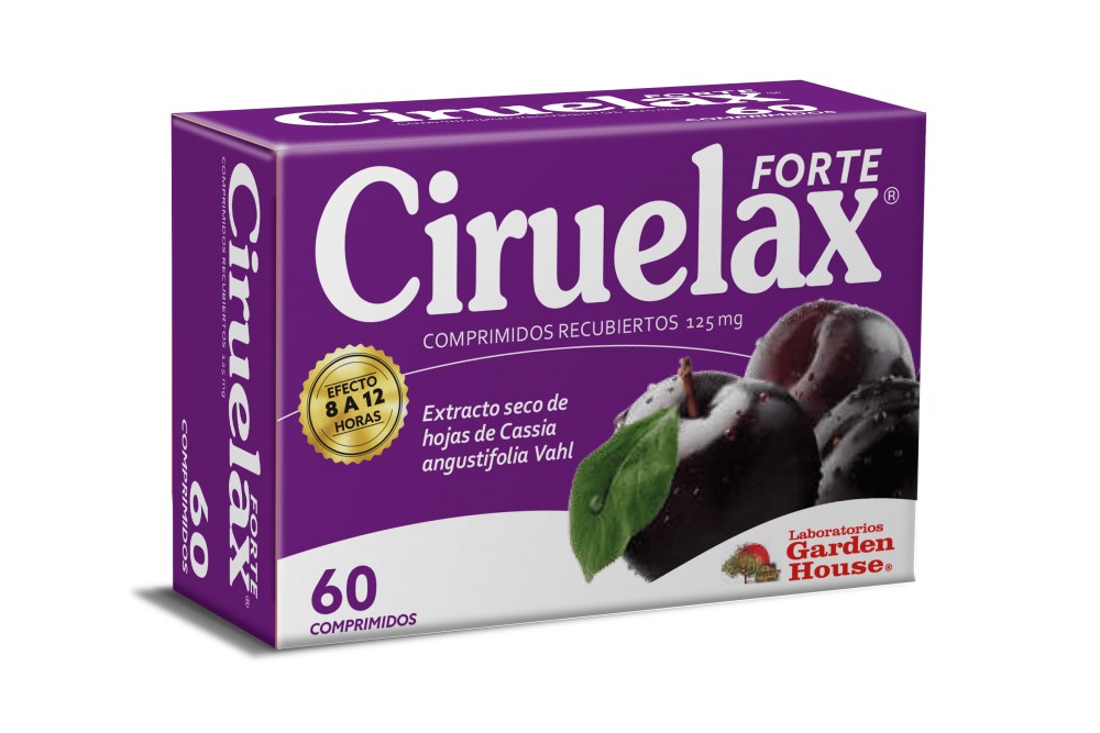 Laxante Ciruelax Forte 125 mg 60 Comprimidos