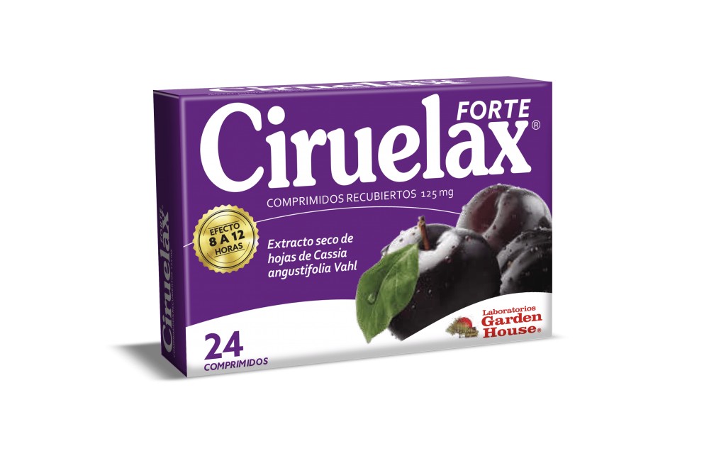 Laxante Ciruelax Forte 125 Mg 24 Comprimidos