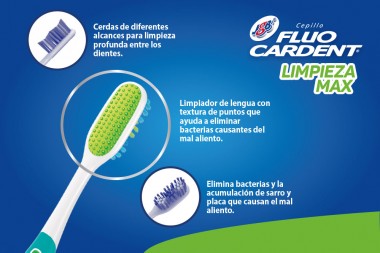 Oferta Cepillo Dental Fluocardent Limpieza Max 2 Unds