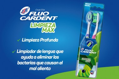 Oferta Cepillo Dental Fluocardent Limpieza Max 2 Unds