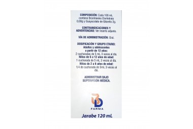 Jarabe Expectorante Syndray Sabor Mandarina 120 Ml