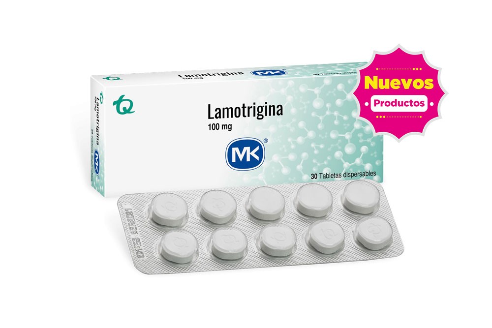 Lamotrigina Mk 100 Mg 30 Tabletas Dispersables