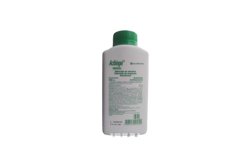 Acibiogel Hidróxido De Aluminio 360 Ml