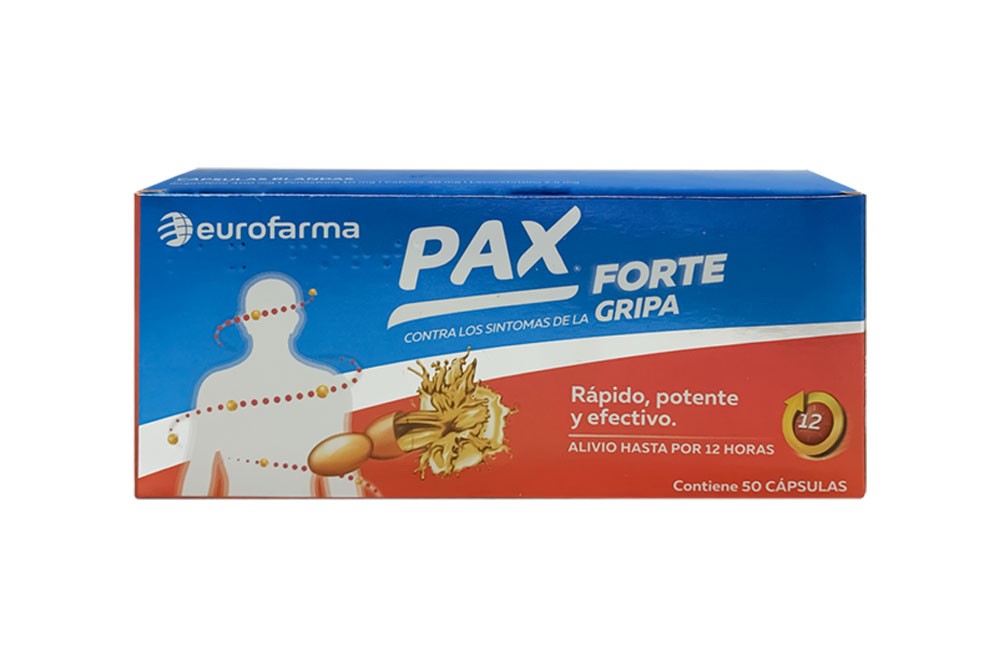 Pax Forte Gripa 50 Cápsulas