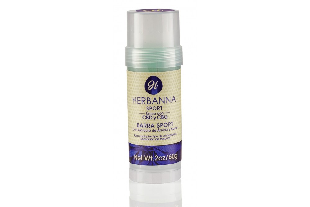 Barra Sport Herbanna Con Cbd Y Gbd 60 G