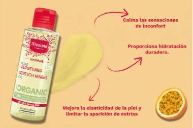 Aceite Prevención De Estrías Mustela Bio Orgánico 105 Ml