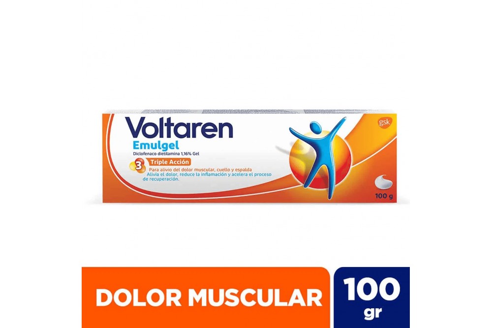 Voltaren Emulgel 1,16% Triple Acción 100 G