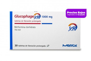 Glucophage Xr 1000 Mg Caja...