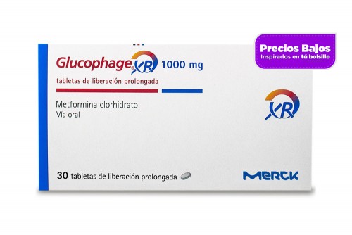 Glucophage Xr 1000 Mg Caja...