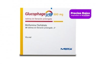 Glucophage Xr 500 Mg Caja...