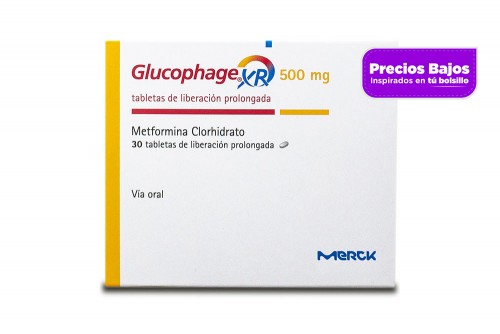 Glucophage Xr 500 Mg Caja...