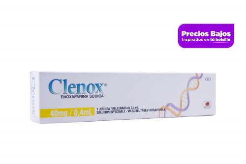 Clenox 40 Mg / 0.4 Ml Caja...