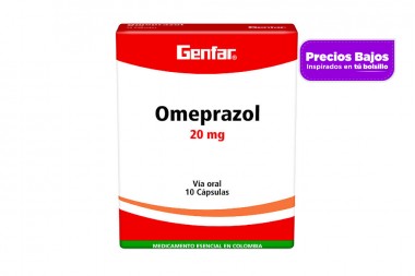 Omeprazol 20 Mg Caja Con 10...