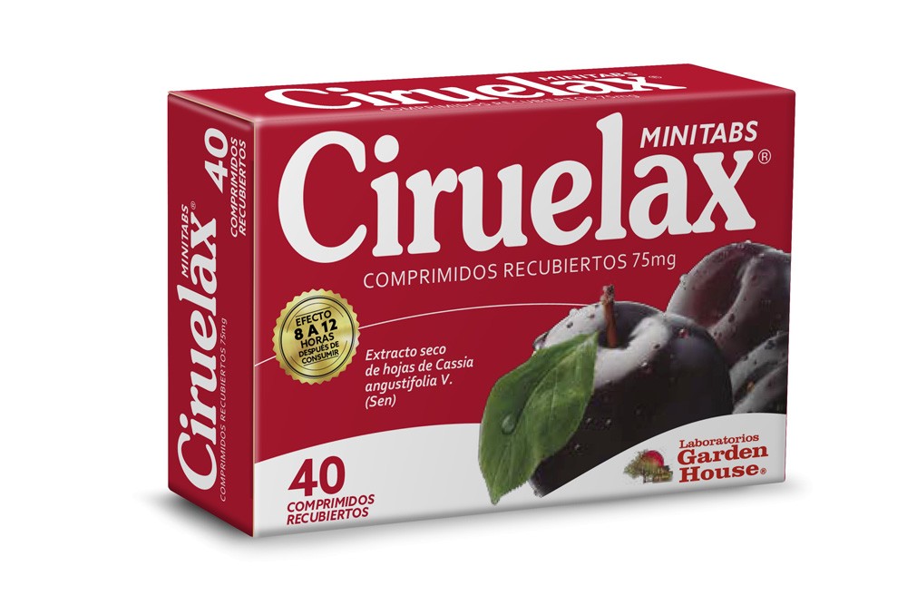 Laxante Ciruelax Minitabs 75 Mg 40 Comprimidos Recubiertos