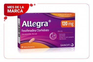 Allegra 120 Mg Caja Con 10...