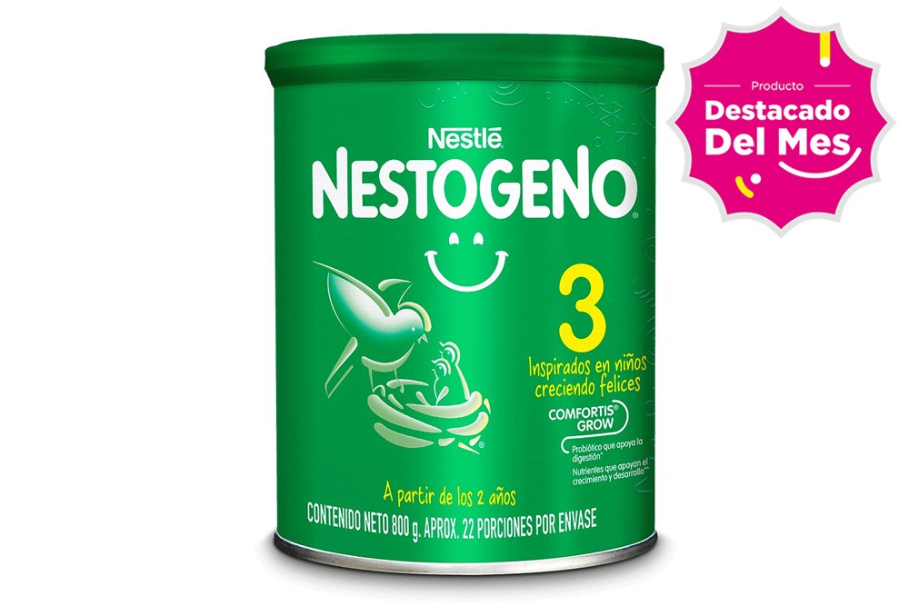 Alimento Nestogeno Kids 3 Tarro Con 800 G