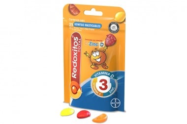 Redoxitos Total Bolsa Con 25 Gomitas Masticables 40 G C/U