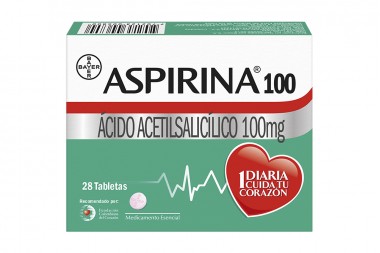 Aspirina 100 Mg Caja Con 28...