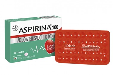 Aspirina 100 Mg Caja Con 28 Tabletas