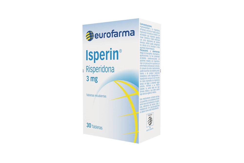 Isperin 3 Mg 30 Tabletas