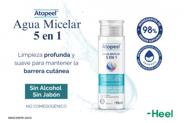 Agua Micelar Atopeel 5 En 1 220 Ml