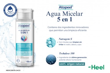 Agua Micelar Atopeel 5 En 1 220 Ml