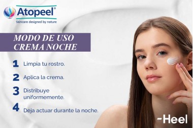 Crema Facial Atopeel Noche Antiedad 50 G