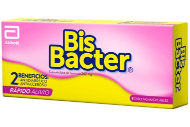 Bisbacter 262 Mg Bucal 8 Tabletas Masticables