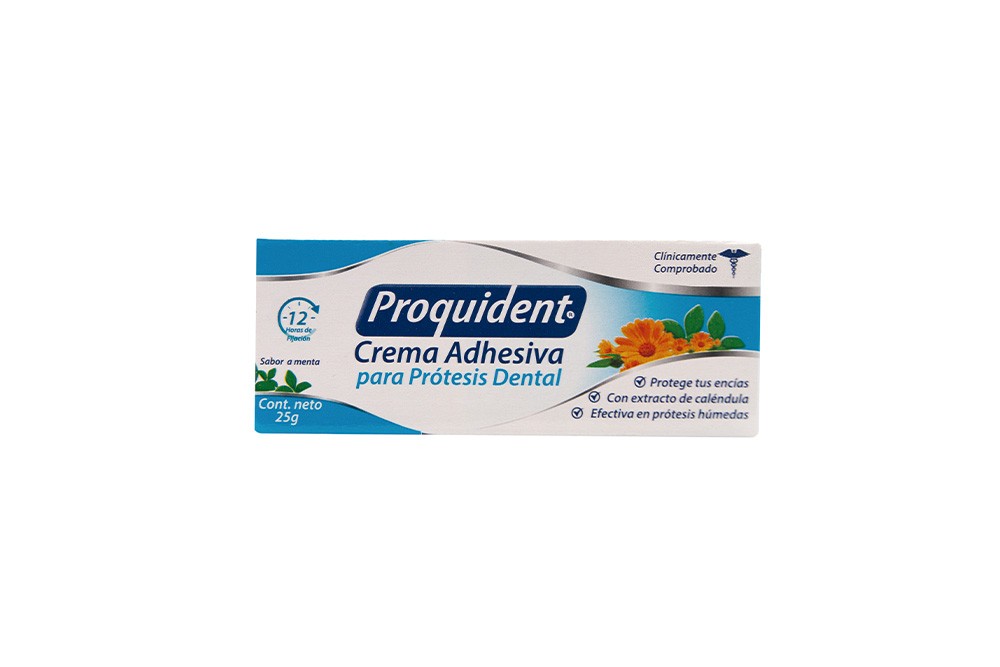 Crema Adhesiva Proquident Para Prótesis Dental 25 G