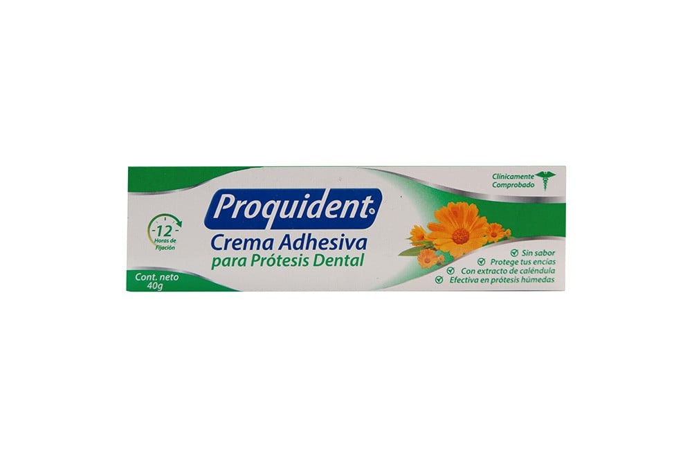 Crema Adhesiva Proquident Para Prótesis Dental 12 horas 40 G