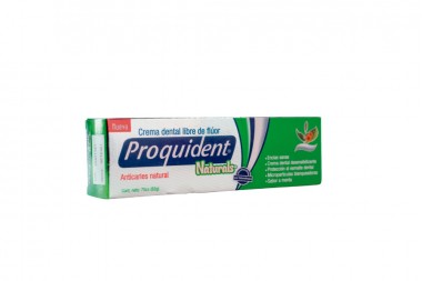 Crema Dental Proquident Naturals Sabor Menta 82 G