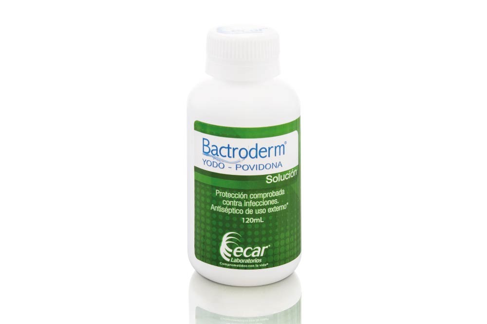 Solución Bactroderm Yodo 120 Ml