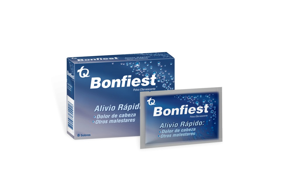 Bonfiest Plus Alivio Rapido 8 Sobres