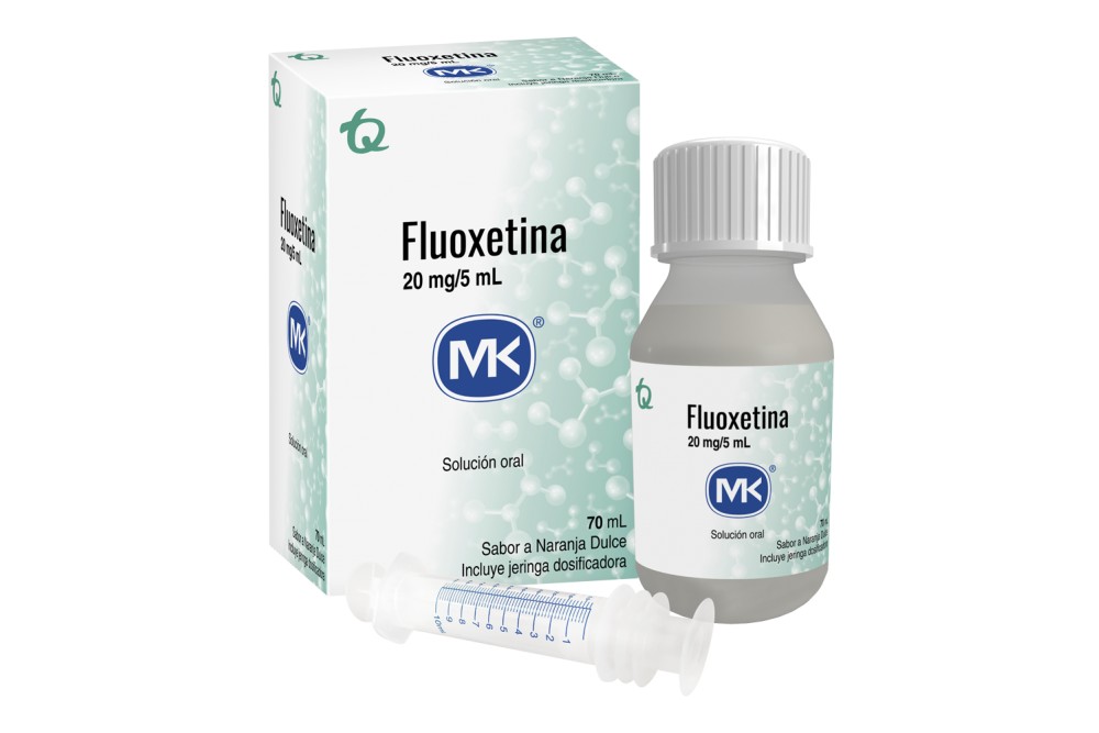 Fluoxetina Mk 20 Mg / 5 Ml Sabor a Naranja 70 Ml