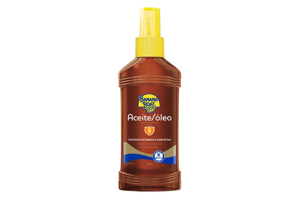 Protector Solar Banana Boat Fps 8 Aceite 235 Ml